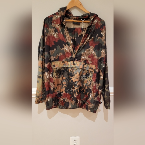 Adidas Originals CY7486 Pharrell Williams Hu Hiking Anorak Windbreaker Jacket L - Picture 1 of 4